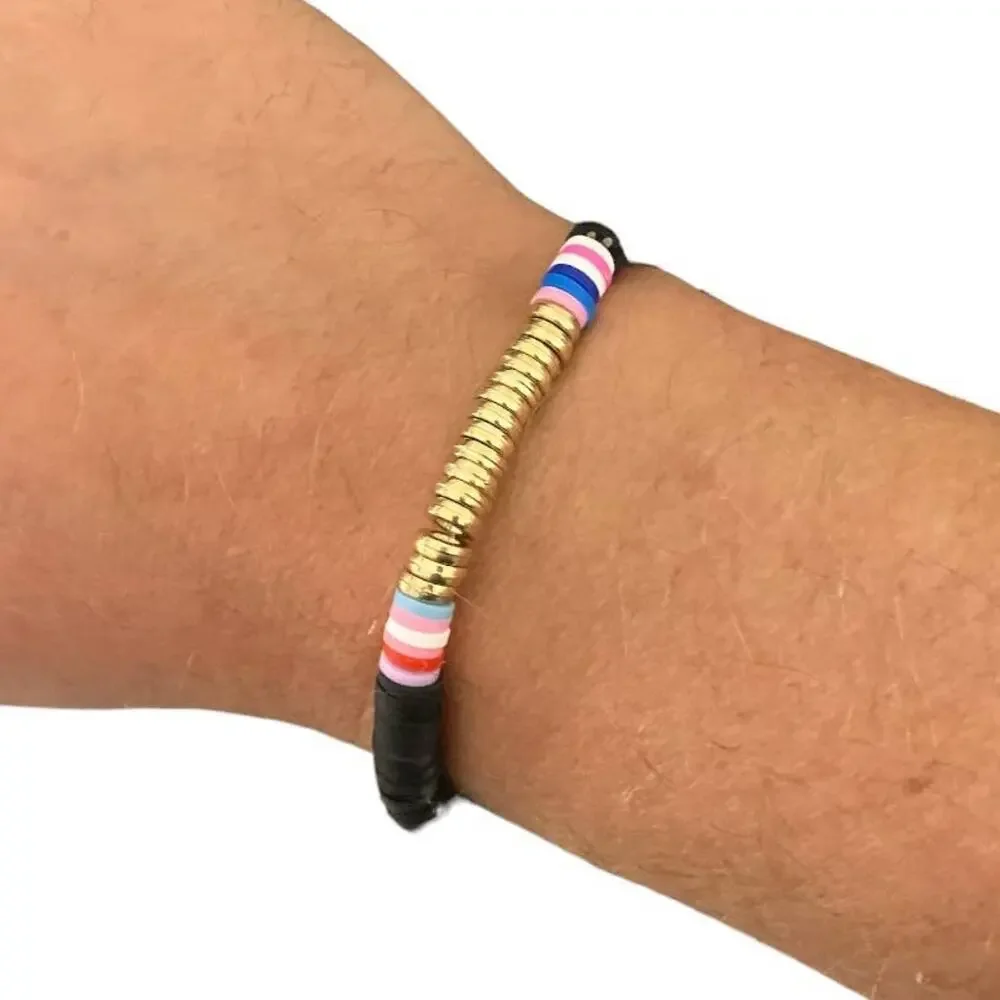Andrew Christian Beach Bracelet Black One Size Fits All